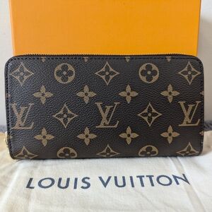 Brown Monogram Long Double Zippy Wallet